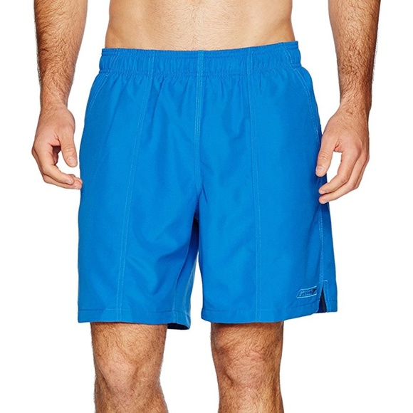 speedo men's solid rally volley 19 inch workout & swim trunks